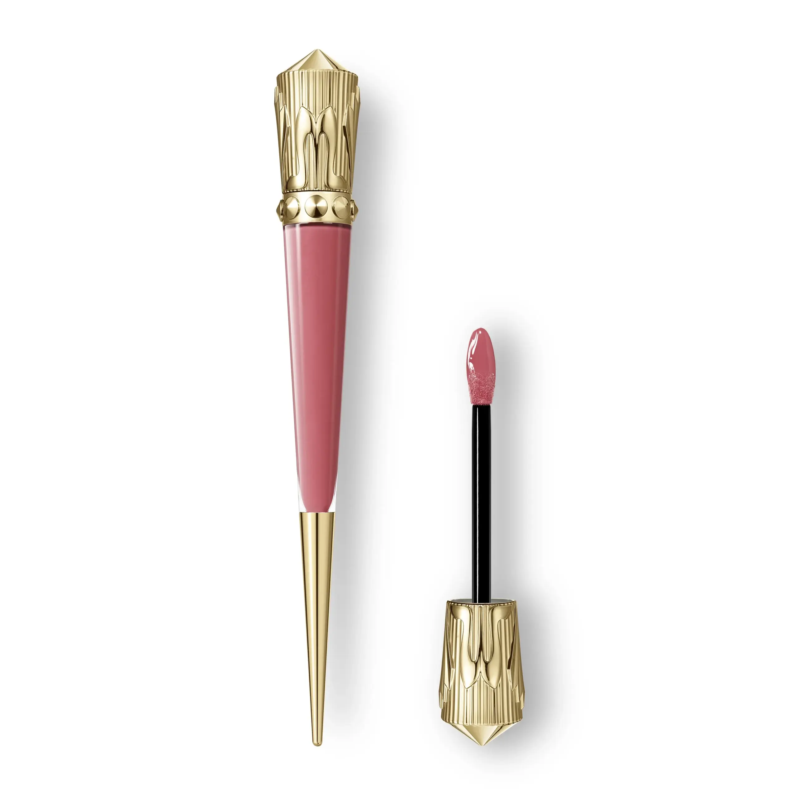 Christian Louboutin Rouge Stiletto Vinyl Gloss – Lip Gloss – Rosa Intenza 882V - Beauty - front view